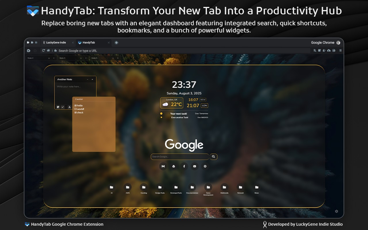 HandyTab screenshot 1