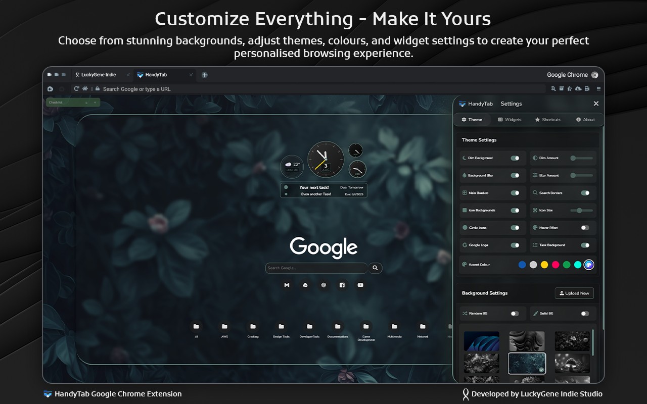 HandyTab screenshot 2